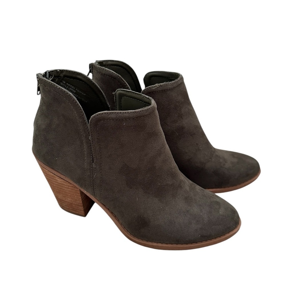JOIE Moss Green Kayden Pointed Toe Ankle Bootie size 10 with 3.5” Heel
